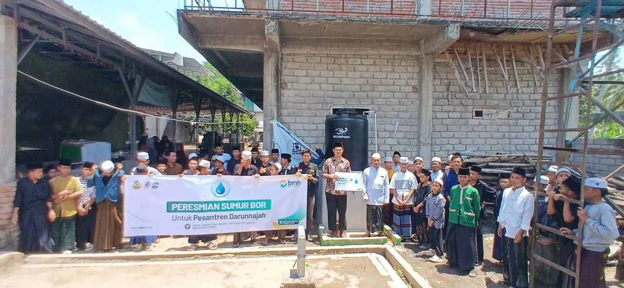 Titik Balik di Pelosok: Sumur Bor ke-45 BMH Segarkan Semangat Belajar Santri Penghafal Al-Qur’an